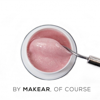 MAKEAR Żel budujący - GG21 Glitter Ice Pink - Gel&Go 15ml